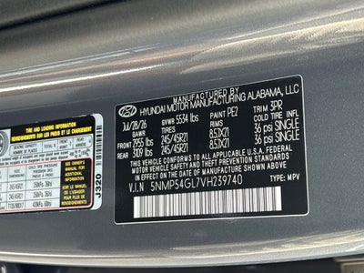 2027 Hyundai SANTA FE Calligraphy FWD