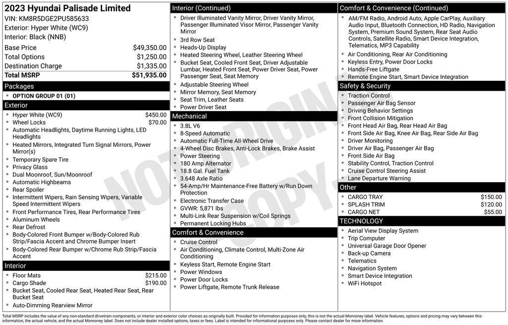 2023 Hyundai PALISADE Limited