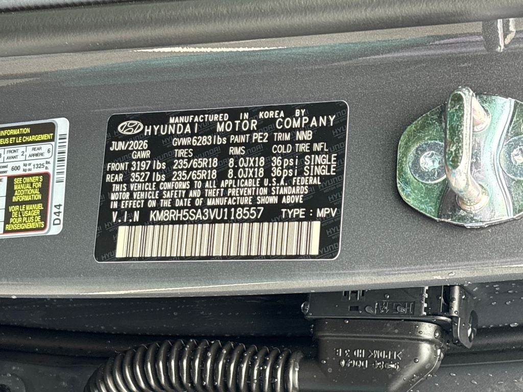 2027 Hyundai PALISADE HYBRID Blue SEL Premium 8P
