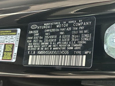 2027 Hyundai PALISADE HYBRID Blue SEL Premium 8P