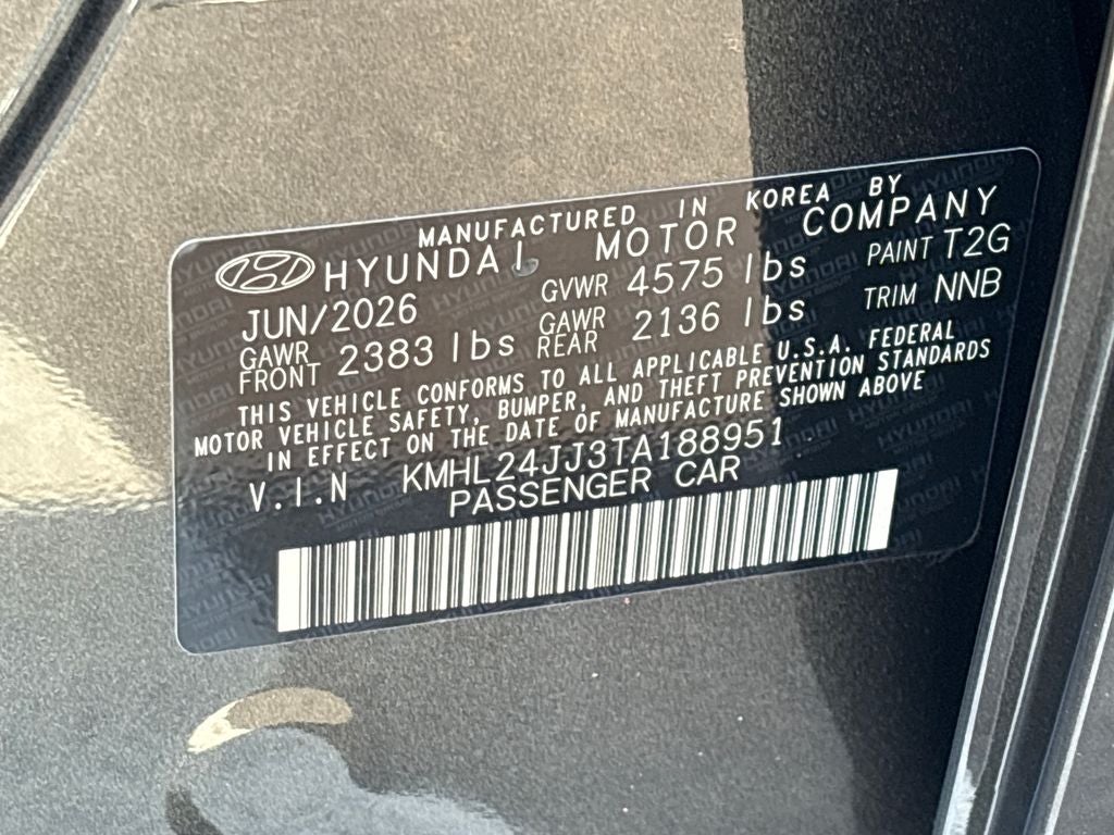 2026 Hyundai SONATA HYBRID Blue