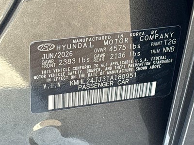 2026 Hyundai SONATA HYBRID Blue