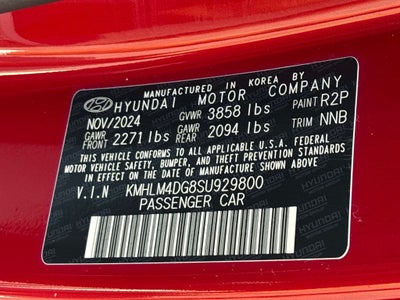 2025 Hyundai ELANTRA SEL Sport