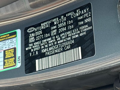2026 Hyundai ELANTRA SEL Sport