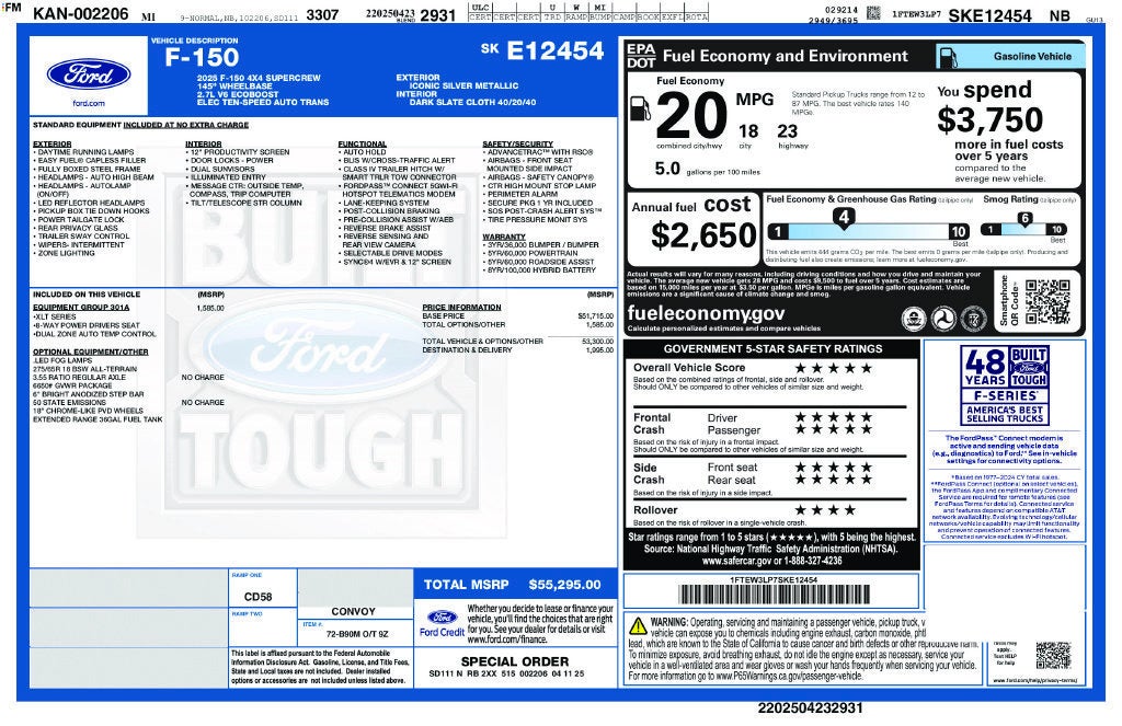 2025 Ford F-150 Base