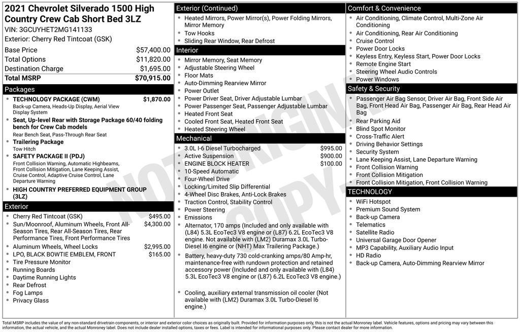 2021 Chevrolet Silverado 1500 Base