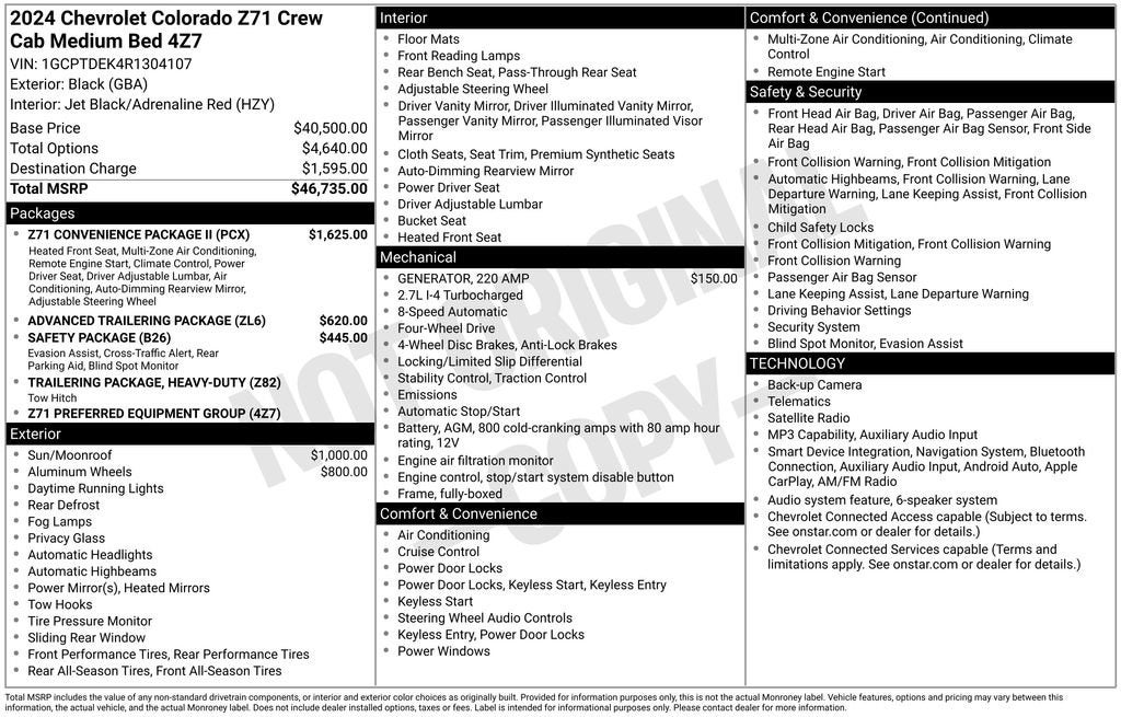 2024 Chevrolet Colorado Z71