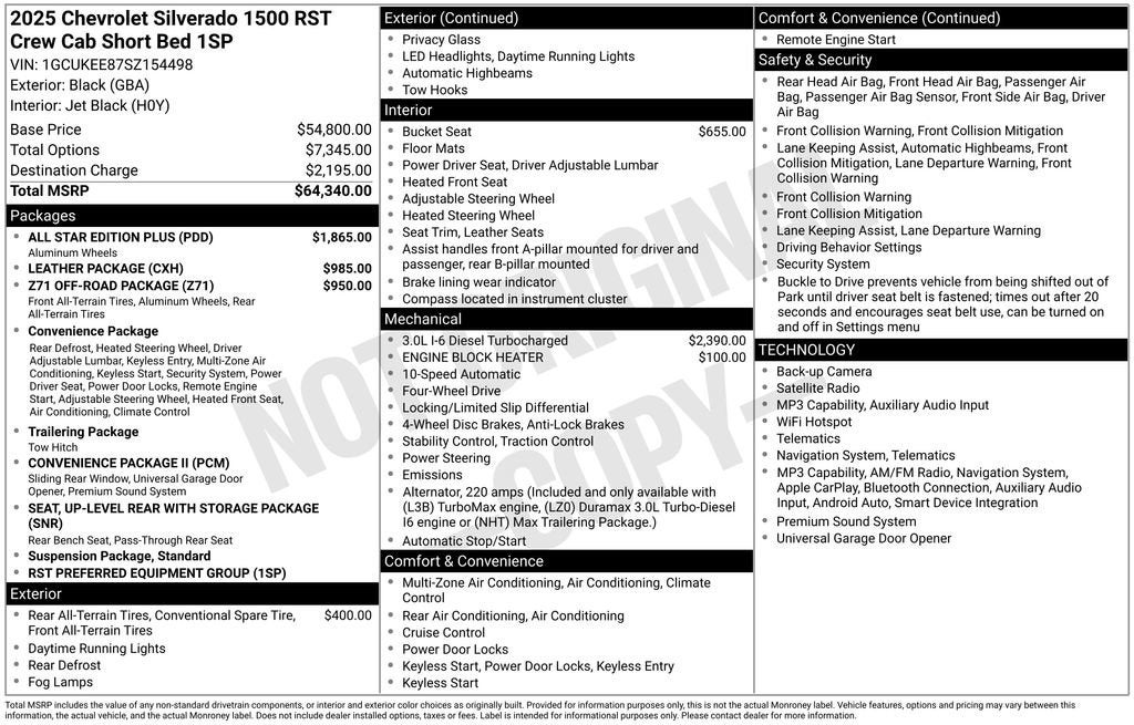 2025 Chevrolet Silverado 1500 Base