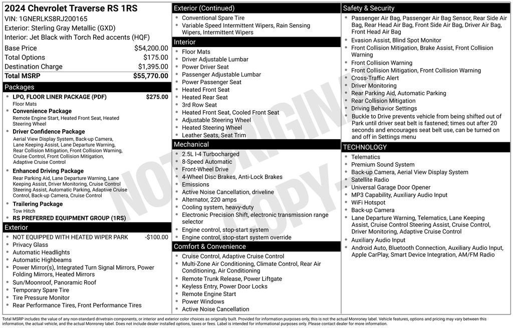 2024 Chevrolet Traverse Base