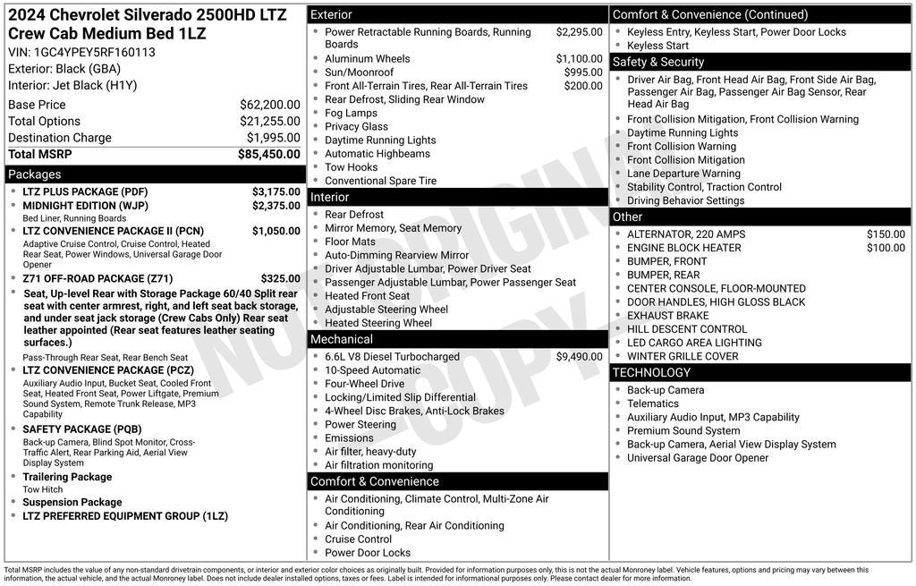 2024 Chevrolet Silverado 2500 HD LTZ