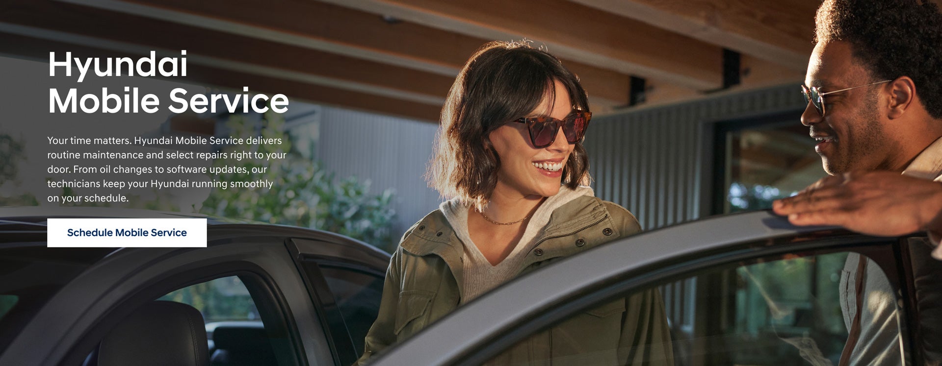 Your time matters. Hyundai Mobile Service delivers routine maintenance and select repairs right to your door. From oil changes to software updates, our technicians keep your Hyundai running smoothly on your schedule. | Vaden Hyundai of Statesboro in Statesboro GA