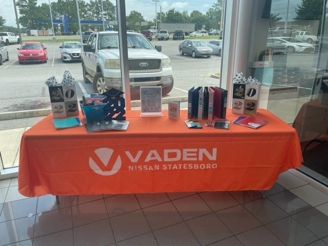 school supplies drive at Vaden Nissan