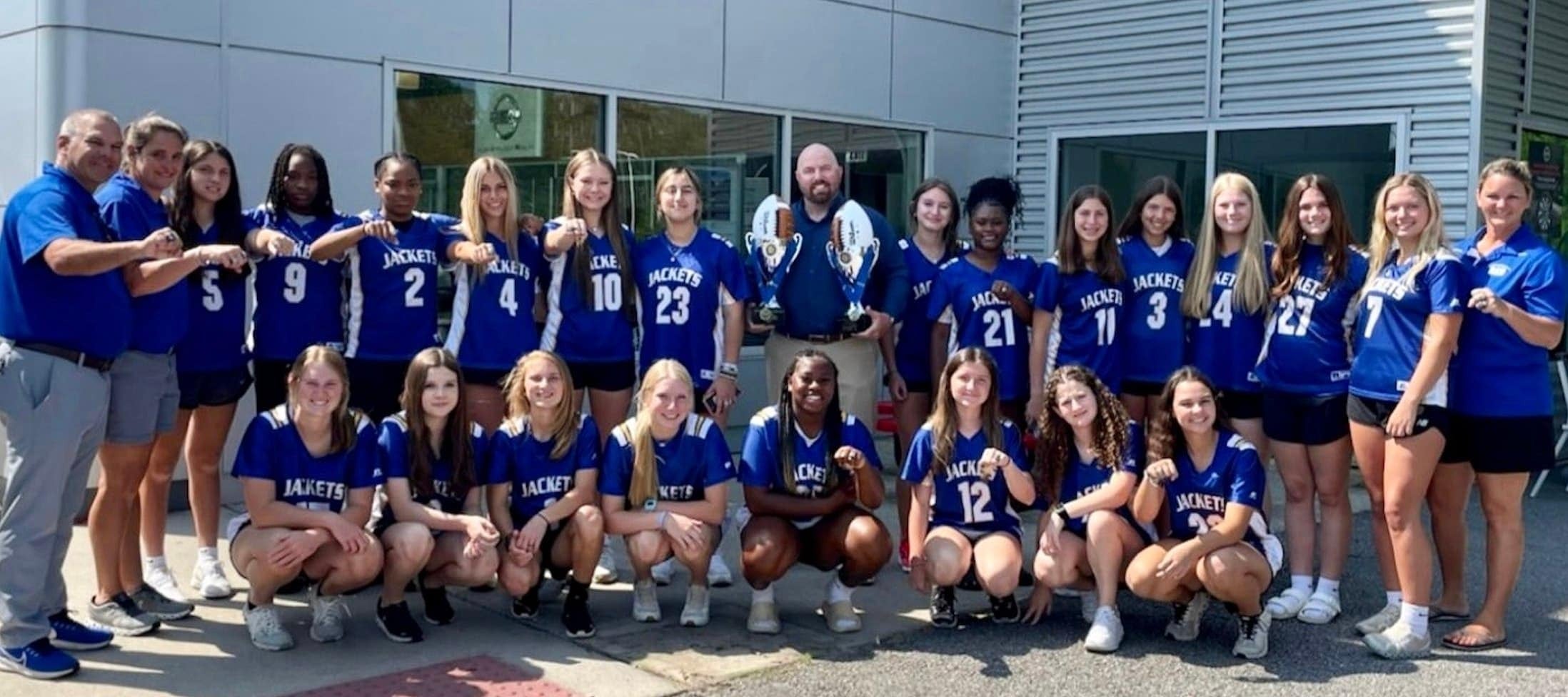 Southeast Bulloch High School Girls Flag Football team