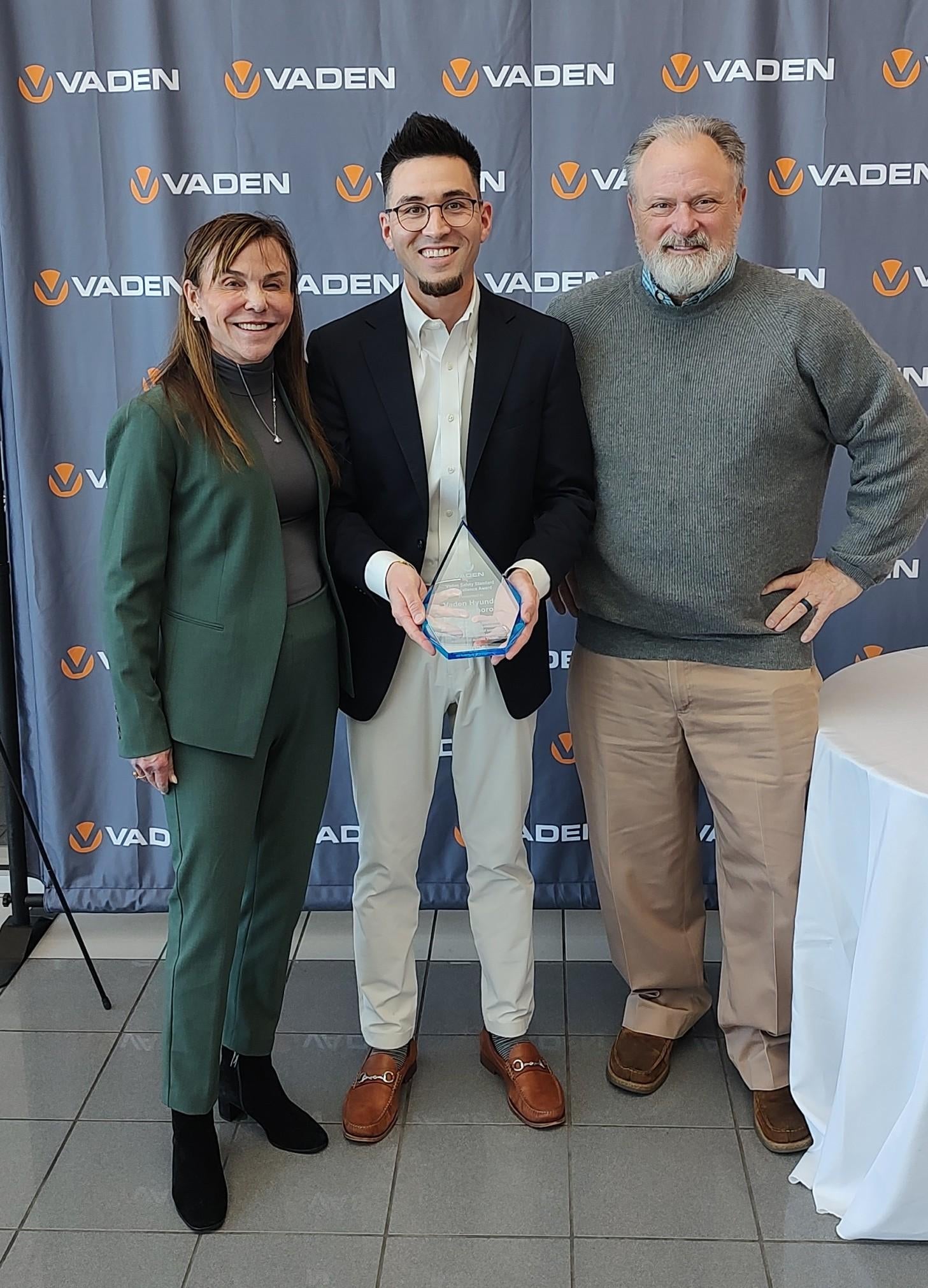 Vaden Hyundai Statesboro Safety Standard of Excellence Award