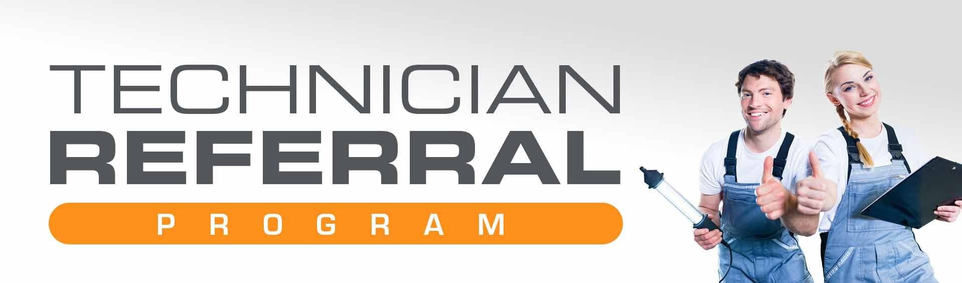Technician Consumer Referral infographic
